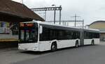 (282'019) - Intertours, Domdidier - Nr. 461/FR 300'461 - Solaris (ex PostBus/A BD 15'719) am 1. November 2025 beim Bahnhof Ins