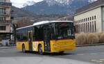 (283'475) - Buchard, Leytron - VS 84'254/PID 10'918 - Volvo (ex Nr. 261) am 23. Dezember 2025 beim Bahnhof Sion