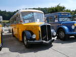 (266'462) - Party-Bus, Grosswangen - LU 30'387 - Berna/R&J (ex Widmer, Aarburg; ex Gutjahr, Pfungen Nr. 3; ex AOE Langnau Nr. 19; ex SER Langnau Nr. 19) am 31. August 2024 in Oberkirch, CAMPUS Sursee