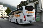 (281'086) - Aus Italien: NG Travel, Venezia - FL-270 PL - Volvo am 9. Oktober 2025 beim Bahnhof Interlaken Ost