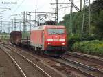 EG 3101 der DSB fuhr mit einen kurzen gterzug am 21.08.13 durch hh-harburg