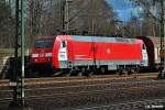 EG 3106 zog am 27.03.14 bei schneller vorbeifahrt einen gemischten güterzug durch hh-harburg 