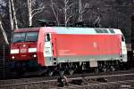 EG 3101 brauste mit einen gemischten güterzug durch harburg,13.02.16