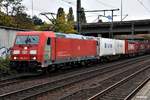 185 327-1 ist mit einen KLV durch hh-harburg gefahren,20.10.16