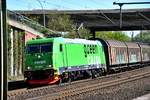 DSB BR 5404/185 404-1 zog einen mischer durch hh-harburg,25.04.19