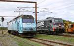 NORDIC Re-Finance AB 1524  Snedronningen  und  Backbone  185 325-5 Pattburg/DK 09.09.2022 (D.S)