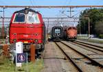 Drei verschiedene Baureihen auf einen Streich...Litra MZ III 1439 der NEG unterwegs für Railcare, der aus Fredericia kommende IC3 MF/FF/MFB 50/54/5281 und die beiden Captrain/Railcare Litra MY's