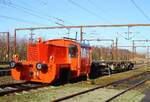 DSB Traktor 276, jetzt als DB Lok umgezeichet, steht gut fotografierbar in Pattburg/DK 
06.02.2025