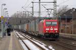 TXL 185 404-1 mit dem DGS 45699 aufgenommen in Schleswig. 17.03.2013