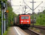 DBS/RSC 0185 330-5 mit KLV Zug nach Dänemark festgehalten in Schleswig.