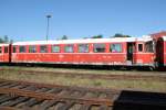 schlimm sehen die dnischen Triebwagen im Bahnhof Meyenburg aus.28.05.2012