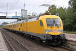 182 524  und am Zugende 182 536 warten am 22.07.2026 im Tostedter Bahnhof auf  freie Fahrt  f�r die n�chste Messung!