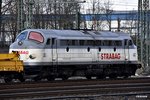 227 007-2 stand mit einen bauzug beim bf hh-wilhelmsburg,09.04.16