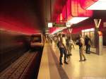 Blick auf die U-Bahn Station Hafencity Universitt in Hamburg am 31.8.13