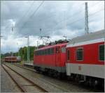 Herrlich viel Verkehr in Binz (Grossbahnhof).