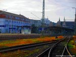 Blick auf den Schweriner Hbf am 3.10.16