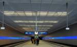 Blick in die S-Bahn Station Leipzig Bayerischer Bahnhof.