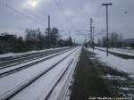 Bahnhof Landsberg (b Halle/Saale) am 29.12.14