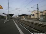 Bahnsteige vom Bahnhof Merseburg am 6.1.15