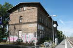 Bahnhof Niemberg am 30.7.20