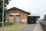 Bahnhof Sandersleben (Anh) am 7.6.21