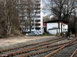 der bahnhof in glinde,am 21.12.15,die laderampe wurde dieses jahr im oktober abgerissen.