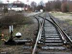 das eh.ladegleis am glinder bahnhof,nach der sanierung im september 2015,aufgenommen am 08.02.16