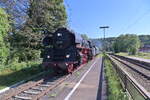 Auf einer Überführungsfahrt von Rottweil nach Würzburg und am nächsten Tag weiter nach Neumarkt-Wirsberg  habe ich die 01 519 der EFZ in Roigheim bei der Durchfahrt abgelichtet. 18.8.2023