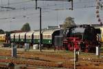 Am 17 Oktober 2014 pendelt 23 071 mit Dampfzug in Amersfoort.