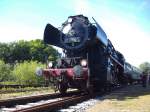 52 8079 abgestellt an der Loktankstelle in Putbus am15.6.14