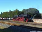 52 8079 abgestellt im Bahnhof Putbus am 14.6.14