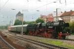 Am 30 Mai 2010 treft 52 8154 in Weimar Hbf ein.