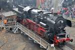 Am 8 April 2018 steht 52 8154 in Dresden-Altstadt auf die Drehscheibe.