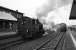 89 995 der VBV beim Rangieren im Bahnhof Oebisfelde am 6.11.21