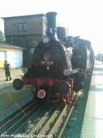 91 134 und 112 565-7 (202 565-8) Beim Bahnhofsfest Putbus am 18.5.+19.5.12 / Hier steht der Zug im Bahnhof Bergen auf Rgen am 19.5.12