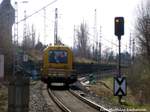 DB Instandhaltungsfahrzeug unterwegs nach Delitzsch Gbf am 24.3.17