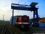 V100 143 abgestellt in Schwerin am 2.10.16