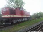 112 565-7 (DB 202 565-7) bei mRangieren im Bahnhof Putbus am 10.5.13