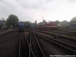 112 565-7 (DB 202 565-8) und RBB 251 901 in Putbus am 10.5.13