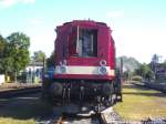 Jede Lok braucht auch Pflege sowie hier an der 11# 565-7 im Bahnhof Putbus am 14.6.14