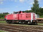 202 885-0 stand beim heizhausfest im sächsischen eisenbahnmuseum chemnitz-hilbersdorf,21.08.21