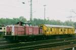 Scanbild von 212 029 in Saarbrcken Hbf am 22 Juli 1998.