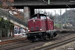 V100 2335 fuhr solo durch hh-harburg,11.03.16