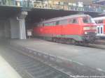 218 376-2 mit 218 243-4 der Autozug GmbH Sylt im Hamburger Hbf am 8.6.13