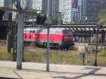 218 321-8 beim Rangieren im Bahnhof Hamburg Hbf am 1.9.13