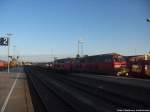 218 372-1 und 218 342-4 beim Rangieren im Bahnhof Westerland (Sylt) am 2.10.14