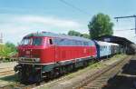 Am 27 Mai 2007 wurde 218 387 in Bahnwelt Darmstadt-Kranichstein fotografiert.