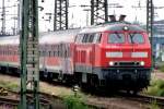 Am 13 Mai 2010 treft 218 480 in Mannheim Hbf ein.