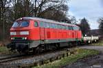 218 139-4 bei der abfahrt mit 12 RES,vom glinder bahnhof,06.12.16