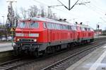 218 835-7 und 218 345-7 fuhren lz durch itzehoe,22.02.20